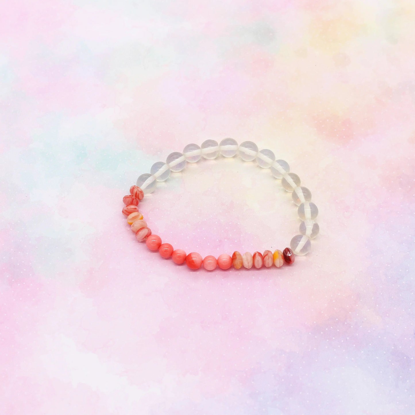 Armband Erdbeerquarz