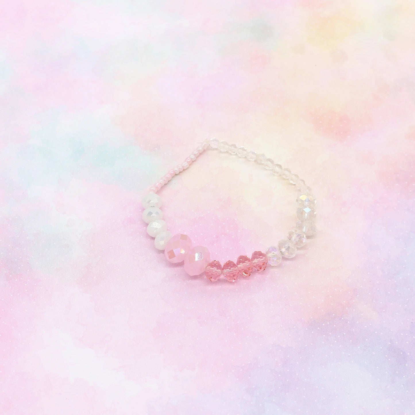 Armband „Rose“ Glasperlen