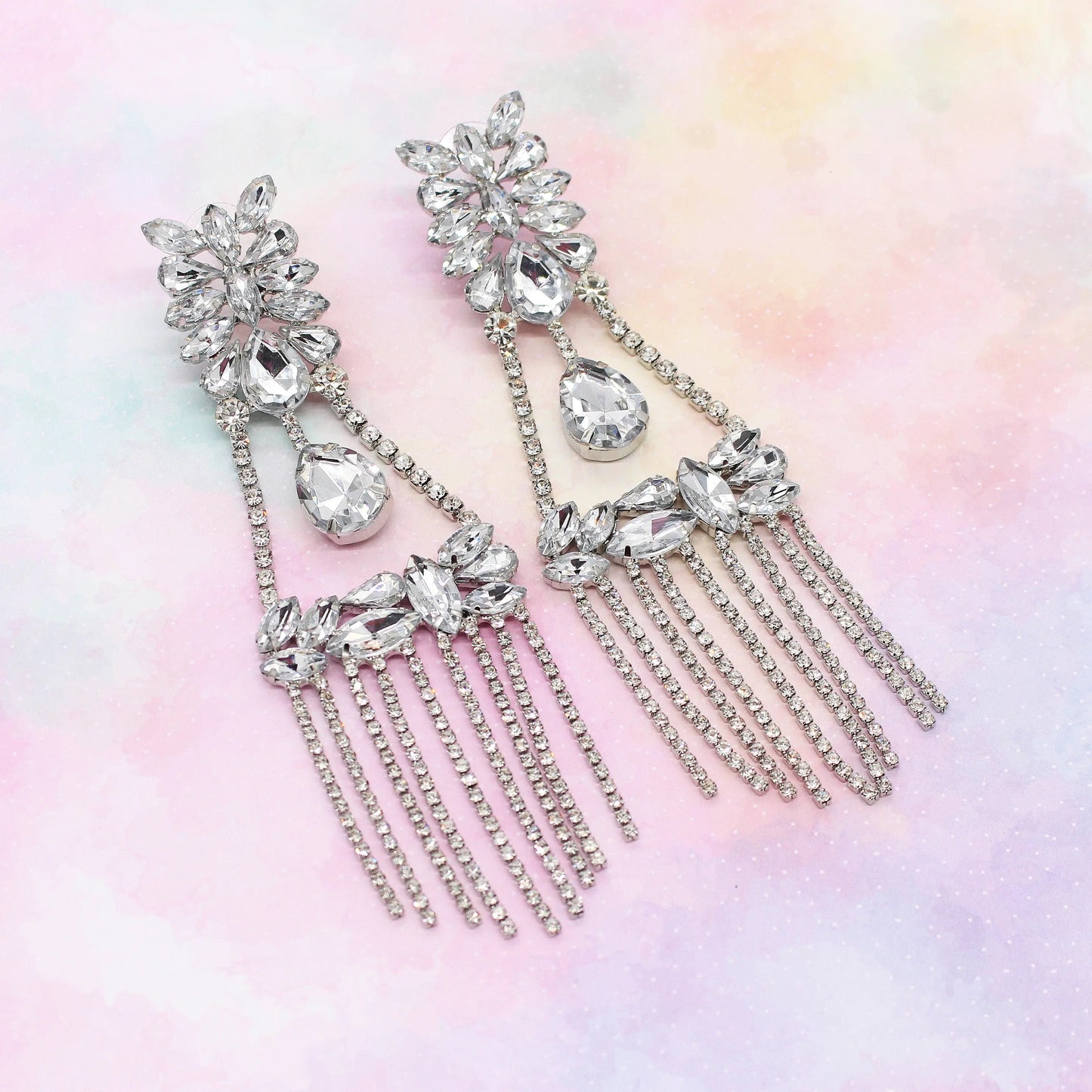 Ohrringe „Shining Diamond“ Silber Klunker
