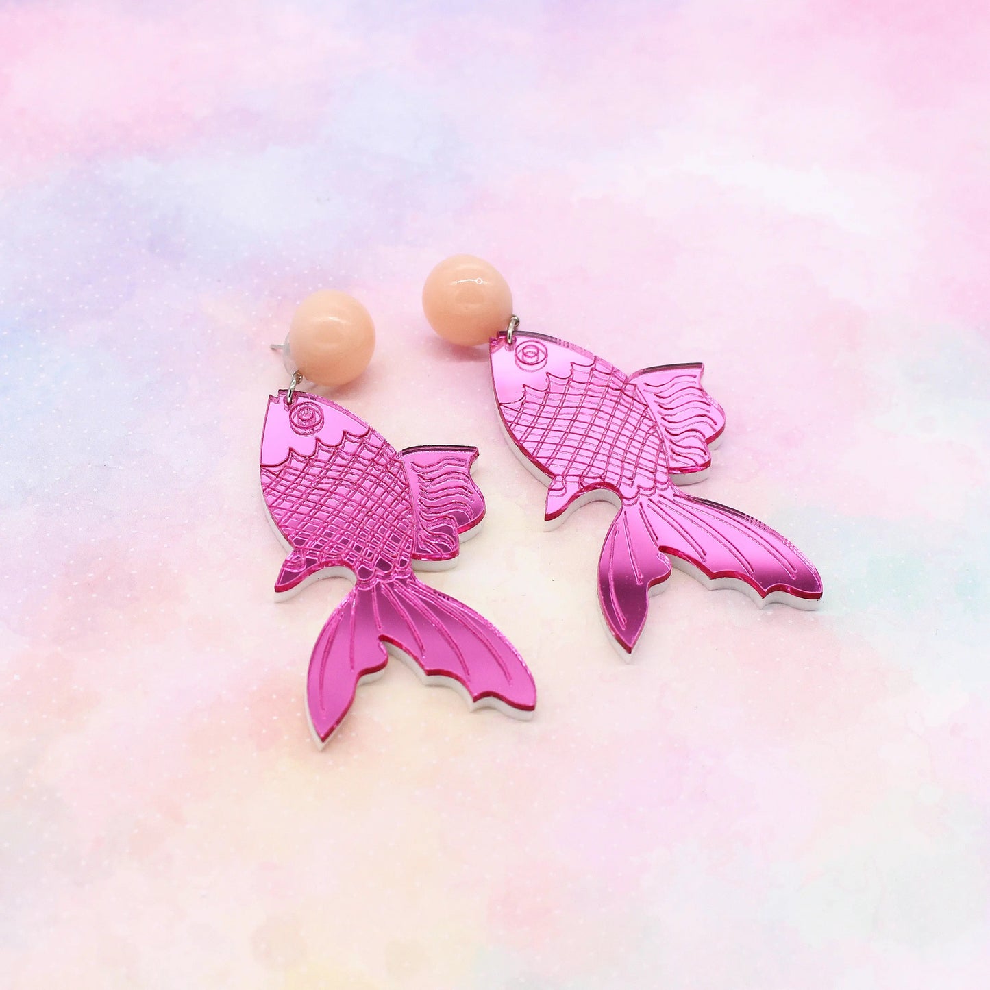Ohrringe „Pink Fish“