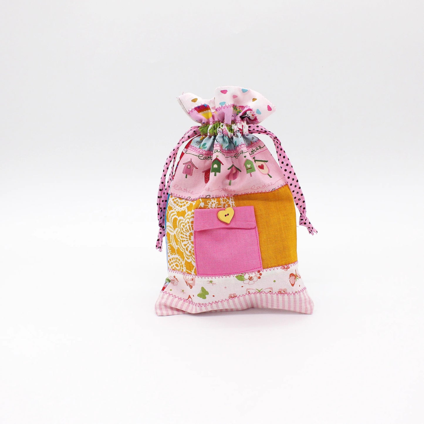 Patchwork Beutel Heart