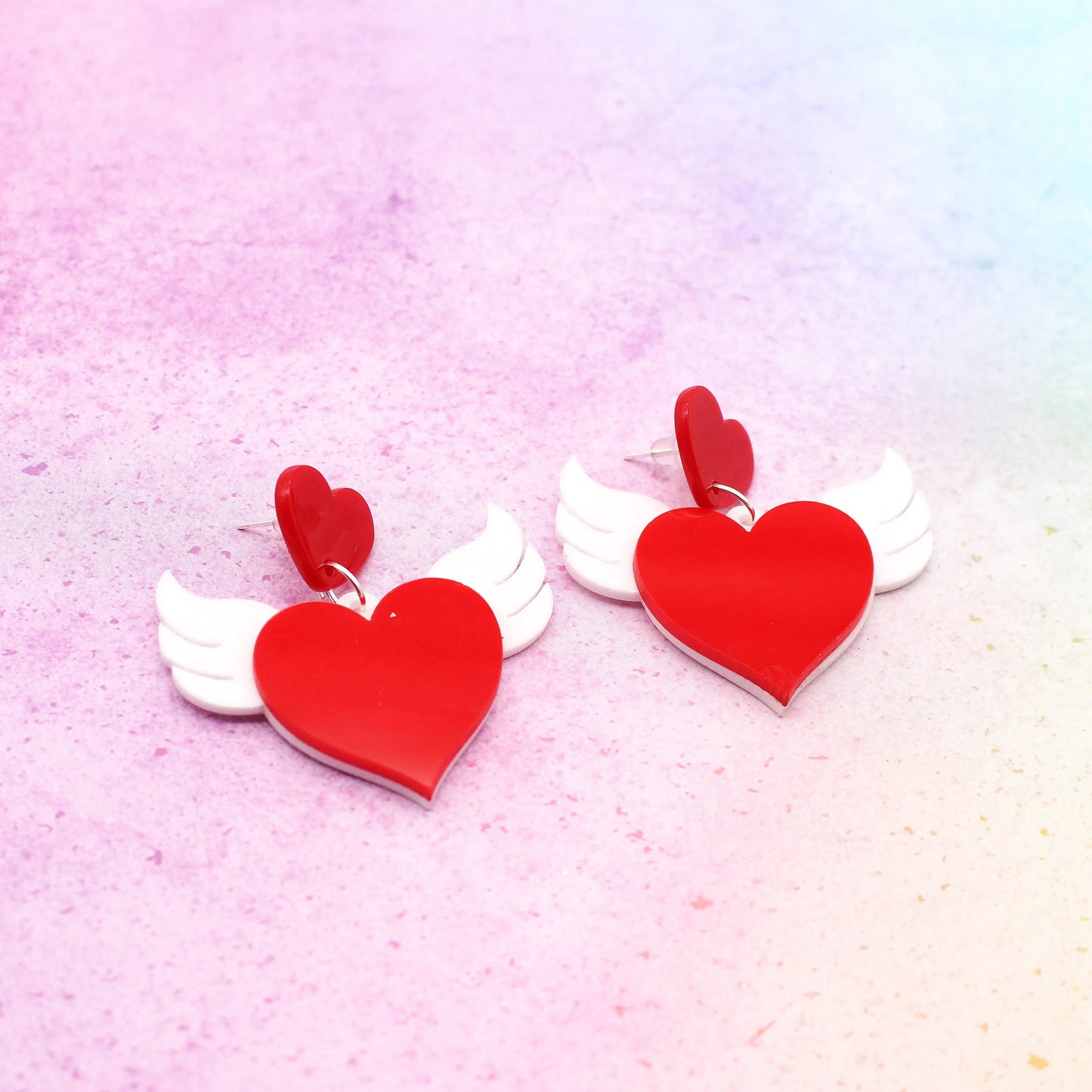 Ohrringe „Flying Hearts“