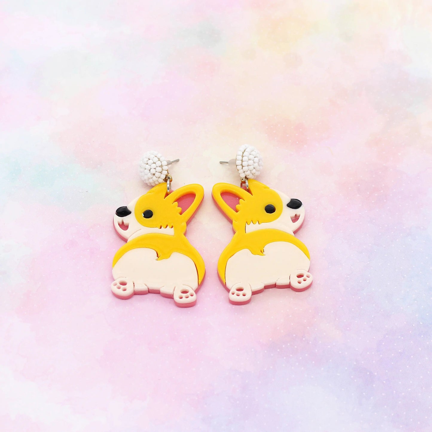 Ohrringe „Corgi“ Acryl