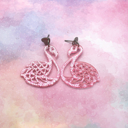 Ohrringe „Flamingos“