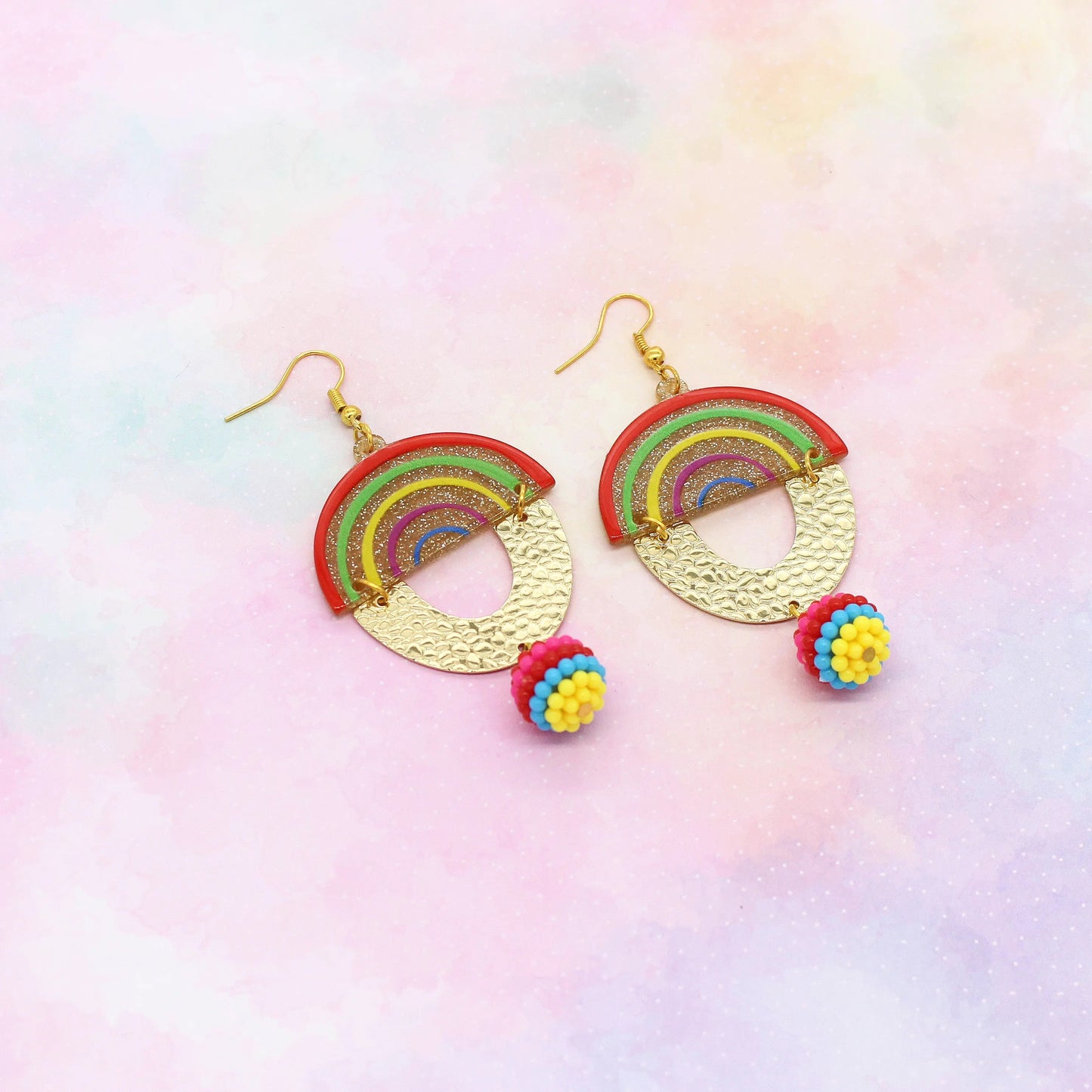 Ohrringe „Goldener Regenbogen“