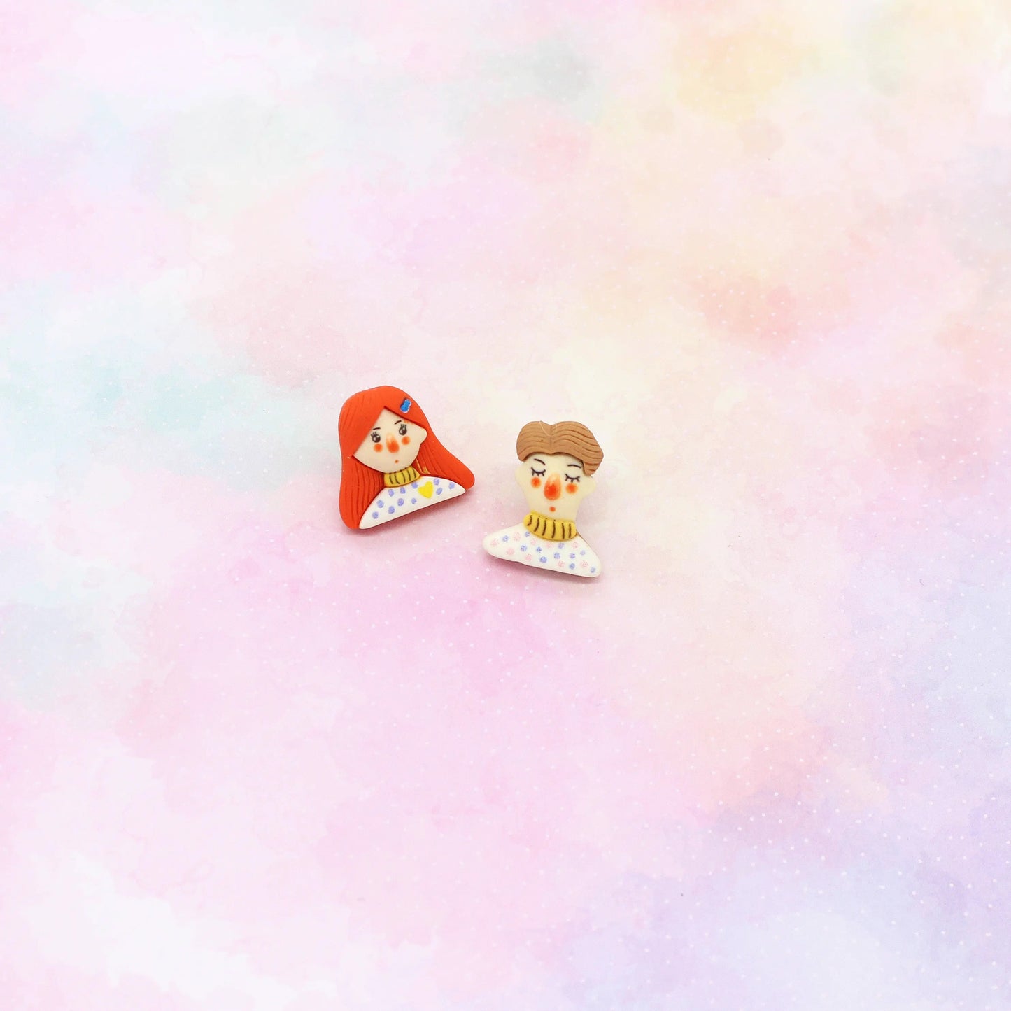 Ohrringe „Couple“ Acryl
